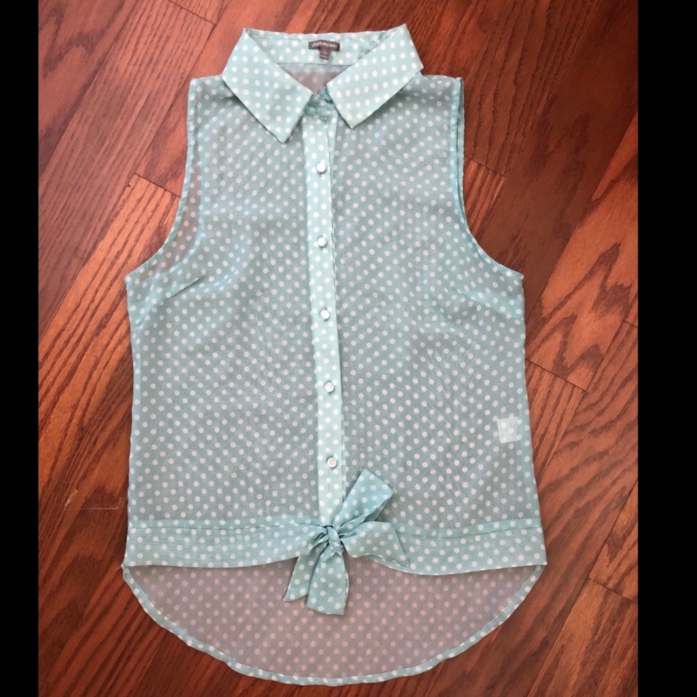 Polka dot tank top